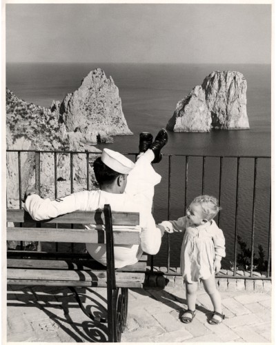 Sailor and child