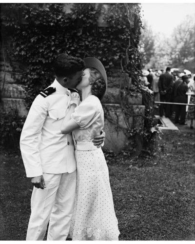 Congratulatory kiss