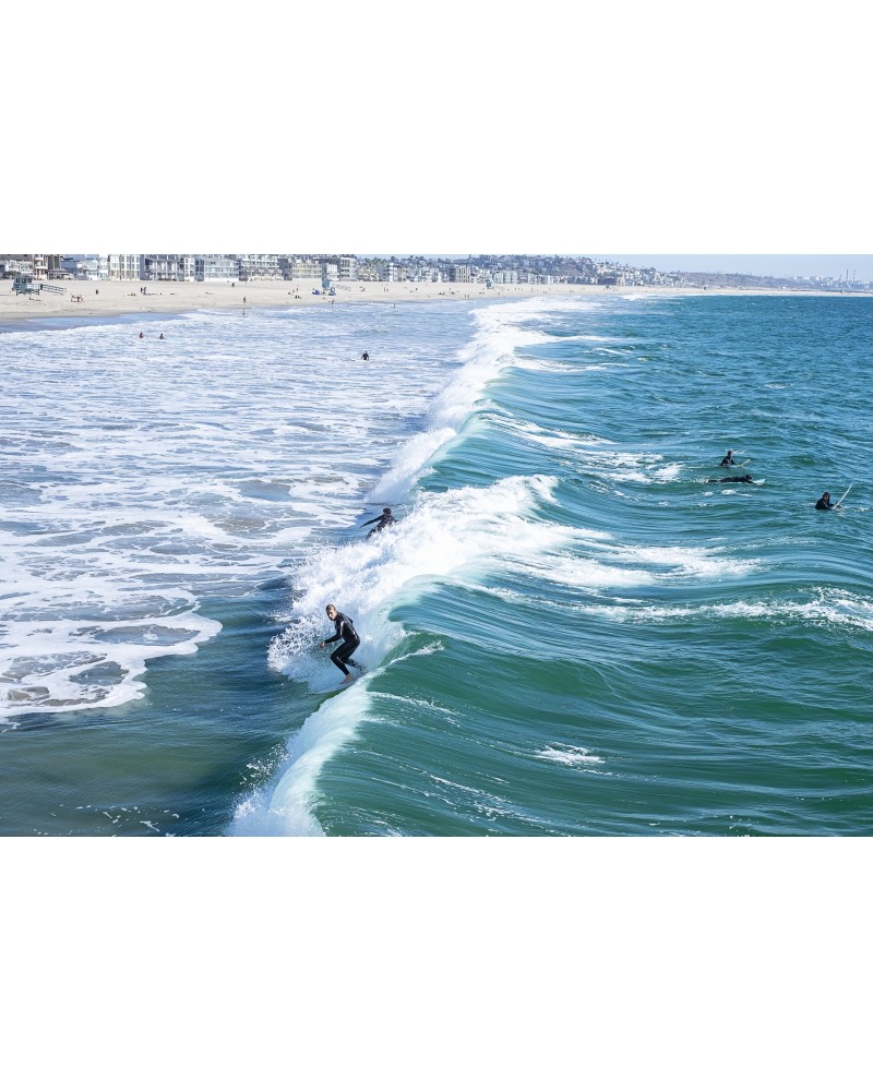 Surfer on wave by Federico Guida | Photomakers